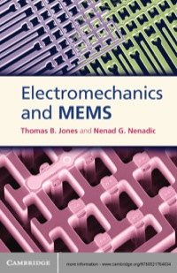 表紙画像: Electromechanics and MEMS 1st edition 9780521764834