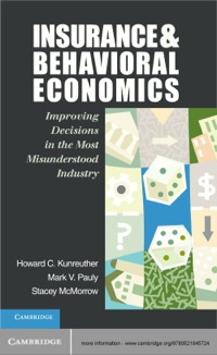 Titelbild: Insurance and Behavioral Economics 1st edition 9780521845724