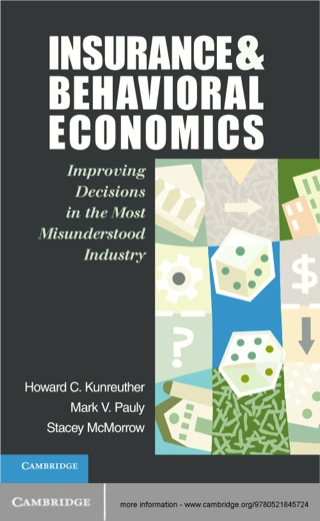Cover image: Insurance and Behavioral Economics 1st edition 9780521845724