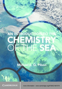 Cover image: An Introduction to the Chemistry of the Sea 2nd edition 9780521887076
