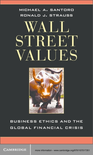 Cover image: Wall Street Values 1st edition 9781107017351