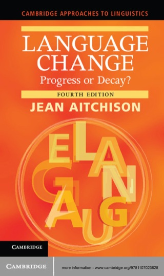 Imagen de portada: Language Change 4th edition 9781107023628