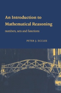表紙画像: An Introduction to Mathematical Reasoning 9780521592697