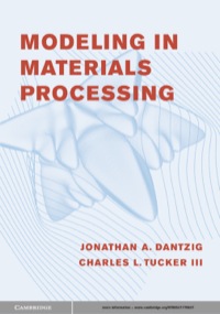 Cover image: Modeling in Materials Processing 9780521770637