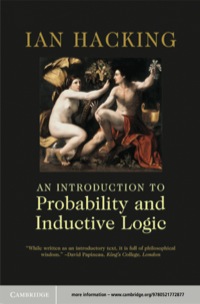 Cover image: An Introduction to Probability and Inductive Logic 9780521772877