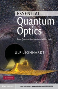 Imagen de portada: Essential Quantum Optics 9780521869782