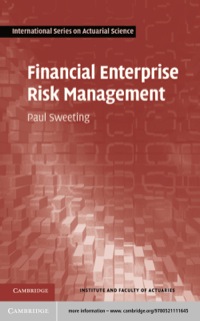 Cover image: Financial Enterprise Risk Management 1st edition 9780521111645
