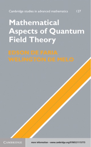 Cover image: Mathematical Aspects of Quantum Field Theory 1st edition 9780521115773