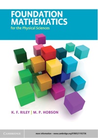 Immagine di copertina: Foundation Mathematics for the Physical Sciences 1st edition 9780521192736