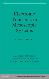 表紙画像: Electronic Transport in Mesoscopic Systems 1st edition 9780521599436