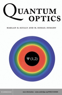 Imagen de portada: Quantum Optics 1st edition 9780521435956