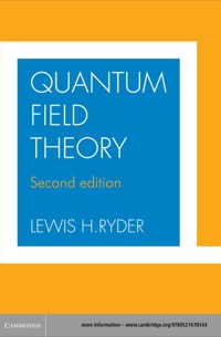 صورة الغلاف: Quantum Field Theory 2nd edition 9780521478144