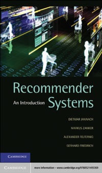 Cover image: Recommender Systems 1st edition 9780521493369