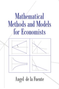 Titelbild: Mathematical Methods and Models for Economists 1st edition 9780521585293