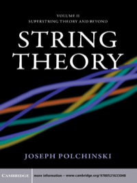 Imagen de portada: String Theory: Volume 2, Superstring Theory and Beyond 1st edition 9780521633048