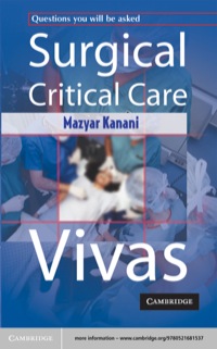 Imagen de portada: Surgical Critical Care Vivas 1st edition 9780521681537