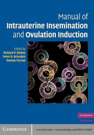 Cover image: Manual of Intrauterine Insemination and Ovulation Induction 1st edition 9780521735629