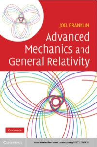 Cover image: Advanced Mechanics and General Relativity 1st edition 9780521762458