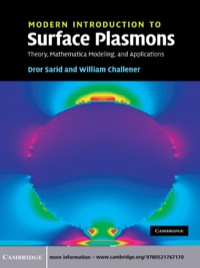 Cover image: Modern Introduction to Surface Plasmons 1st edition 9780521767170