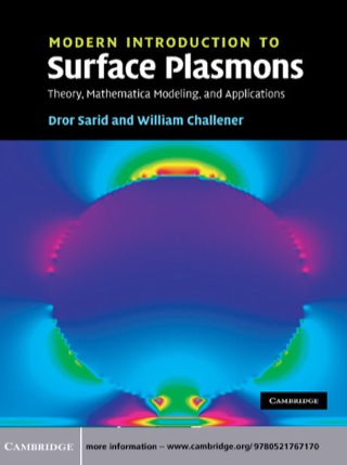 صورة الغلاف: Modern Introduction to Surface Plasmons 1st edition 9780521767170