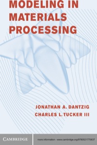 Imagen de portada: Modeling in Materials Processing 1st edition 9780521770637