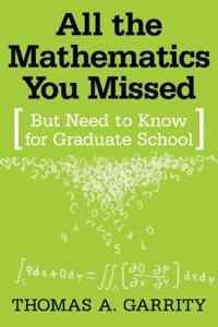 Cover image: All the Mathematics You Missed 1st edition 9780521792851