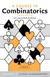 Immagine di copertina: A Course in Combinatorics 2nd edition 9780521006019