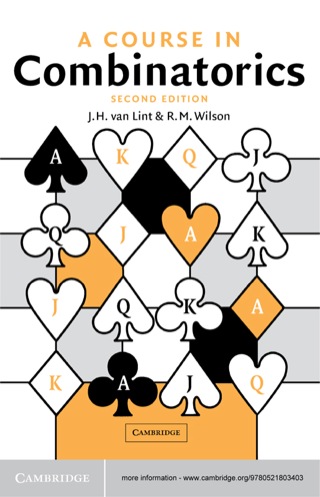 Cover image: A Course in Combinatorics 2nd edition 9780521006019