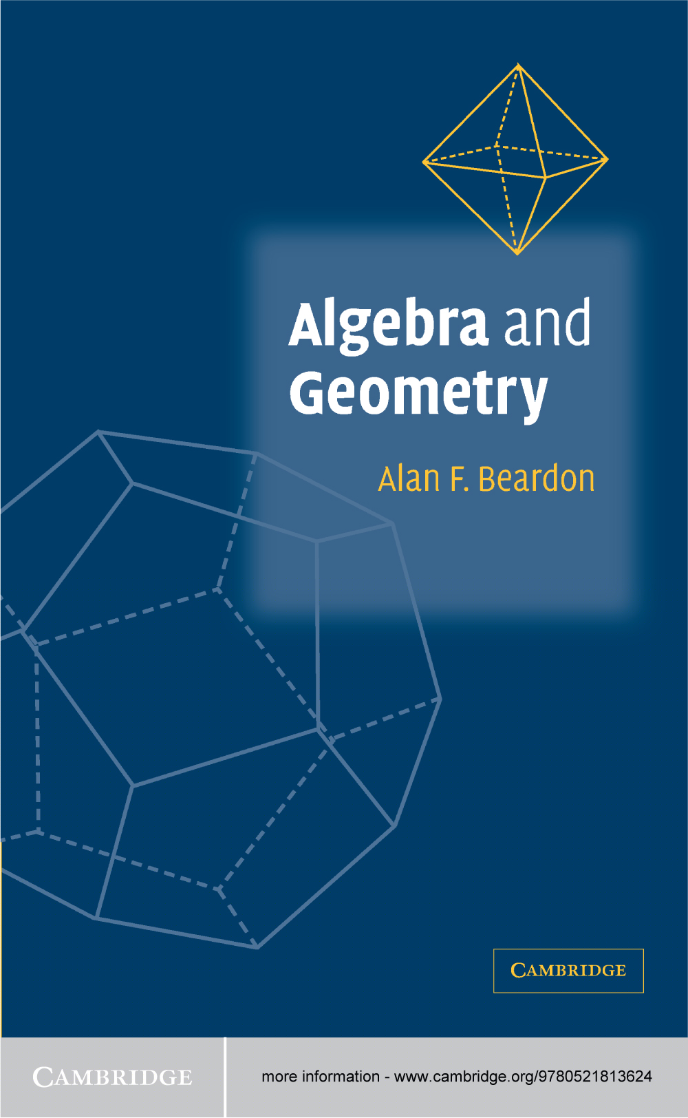 Cover image: Algebra and Geometry 1st edition 9780521813624