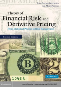 Cover image: Theory of Financial Risk and Derivative Pricing 2nd edition 9780521819169