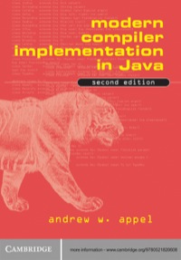 Cover image: Modern Compiler Implementation in Java 2nd edition 9780521820608