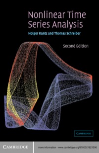 Cover image: Nonlinear Time Series Analysis 2nd edition 9780521529020