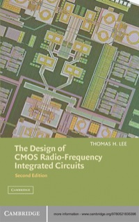 Imagen de portada: The Design of CMOS Radio-Frequency Integrated Circuits 2nd edition 9780521835398