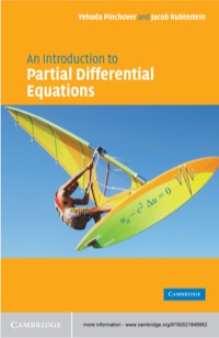 Cover image: An Introduction to Partial Differential Equations 1st edition 9780521613231