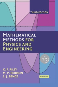 Cover image: Mathematical Methods for Physics and Engineering 3rd edition 9780521679718