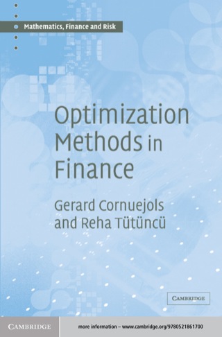Cover image: Optimization Methods in Finance 1st edition 9780521861700
