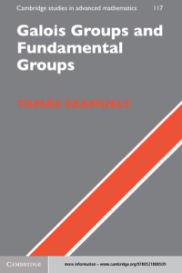 Cover image: Galois Groups and Fundamental Groups 1st edition 9780521888509