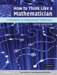 Imagen de portada: How to Think Like a Mathematician 1st edition 9780521719780