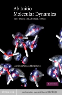Imagen de portada: Ab Initio Molecular Dynamics 1st edition 9780521898638