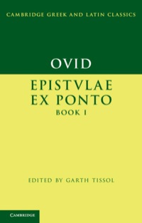 صورة الغلاف: Ovid: Epistulae ex Ponto Book I 9780521819589