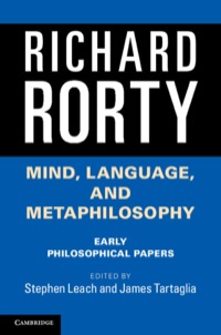 Cover image: Mind, Language, and Metaphilosophy 9781107039780