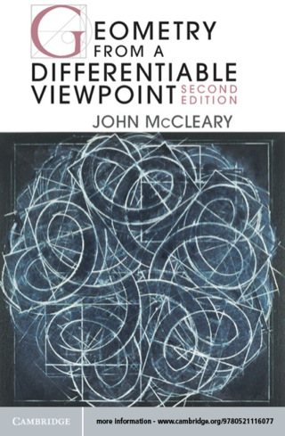 Cover image: Geometry from a Differentiable Viewpoint 2nd edition 9780521116077