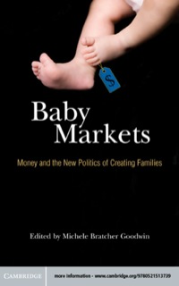 Cover image: Baby Markets 9780521513739
