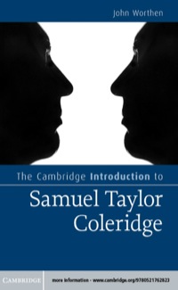 Omslagafbeelding: The Cambridge Introduction to Samuel Taylor Coleridge 9780521762823