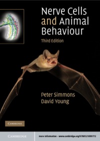 Imagen de portada: Nerve Cells and Animal Behaviour 3rd edition 9780521899772