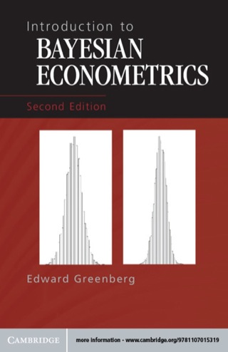 Cover image: Introduction to Bayesian Econometrics 2nd edition 9781107015319