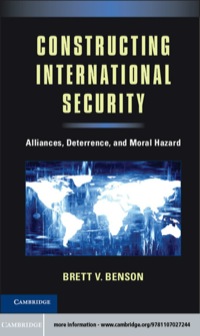 Titelbild: Constructing International Security 1st edition 9781107027244