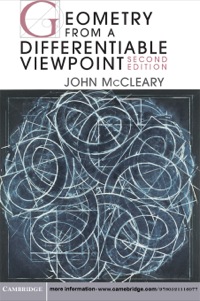 Cover image: Geometry from a Differentiable Viewpoint 2nd edition 9780521116077