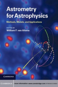 Cover image: Astrometry for Astrophysics 1st edition 9780521519205