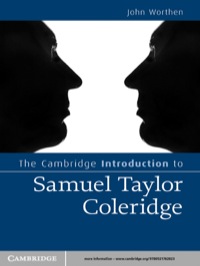 Cover image: The Cambridge Introduction to Samuel Taylor Coleridge 1st edition 9780521762823